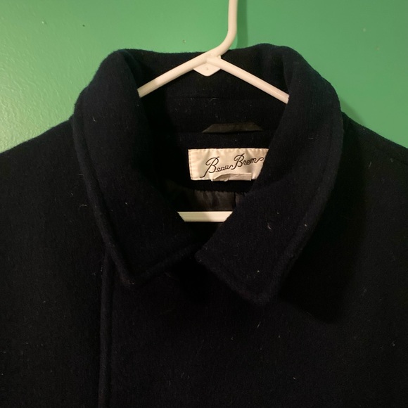 Wool Navy Pea Coat - Picture 4 of 5